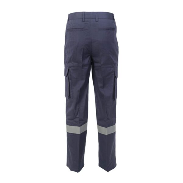 Factory Hot Sale Unisex Multi-Function Safety Trouser Construction Orange Hi Vis Cargo Work Pants - Image 4