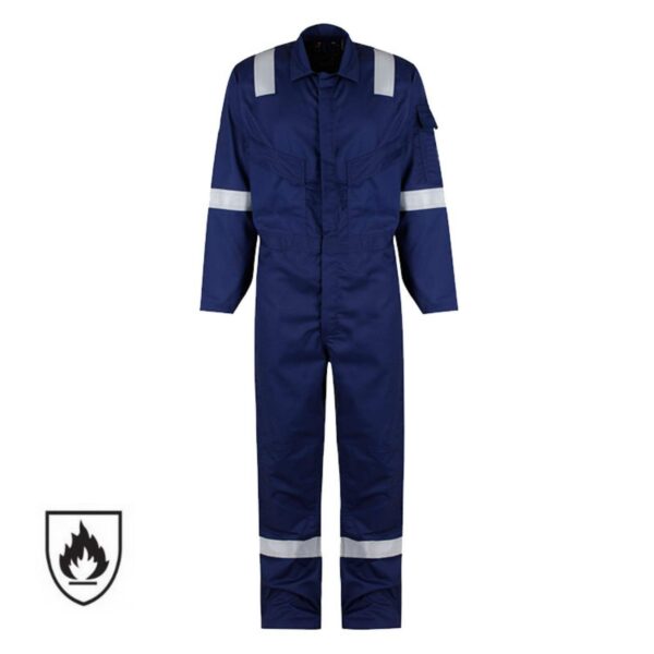 Industrial  Custom Construction Antistatic Coverall Hi Vis Reflective Electrical Oil And Gas Fire Retardant Clothing - Image 4