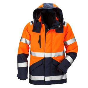 Hot Sale Hi Vis Waterproof Windproof Construction Safety Workwear Reflective Warm Thermal Jacket