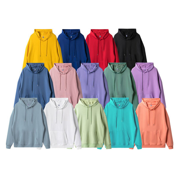 Customize Hooded Sweater Printed Logo Work Clothes  Autumn And Winter Uniform Casual Work Hoodies - Image 5