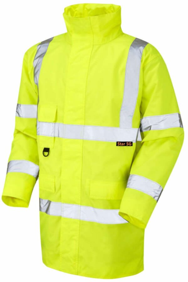 Durable Waterproof Custom Safety Jacket Hi Vis Reflective Construction  Multi Pockets Workwear - Image 2