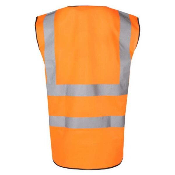 Custom Logo High Quality Sleeveless  Reflective Premium Personalized High Visibility Vests - Image 5