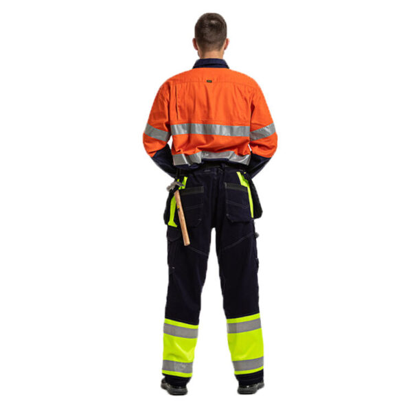 Factory Customize Australian Style Workwear Men's Suit Construction Reflective Safety Hi Vis Work Clothes - Image 2