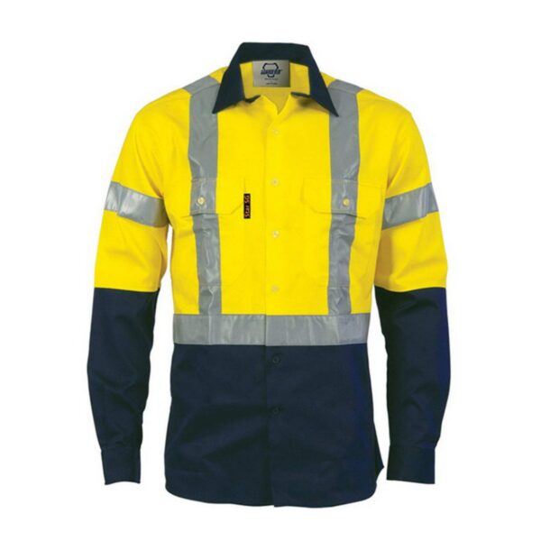 AS/NZS 4602 1906 Factory Customize Supply Hi Vis Construction Mining Industry Clothes With X Reflective Work Shirts - Image 4