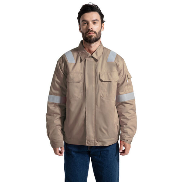 Manufacturer Work Jacket For Oil and Gas Petroleum Refining 100% Cotton Fr Clothing Jackets - Image 4
