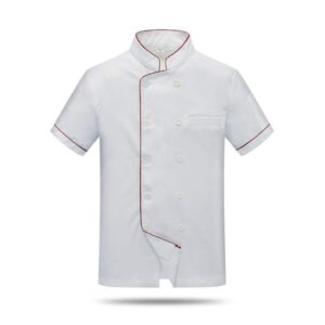 Custom Design Cotton / Polyester chef uniform Durable premium Kitchen Suit