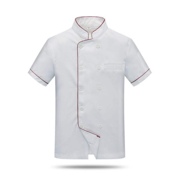 Custom Design Cotton / Polyester chef uniform Durable premium Kitchen Suit