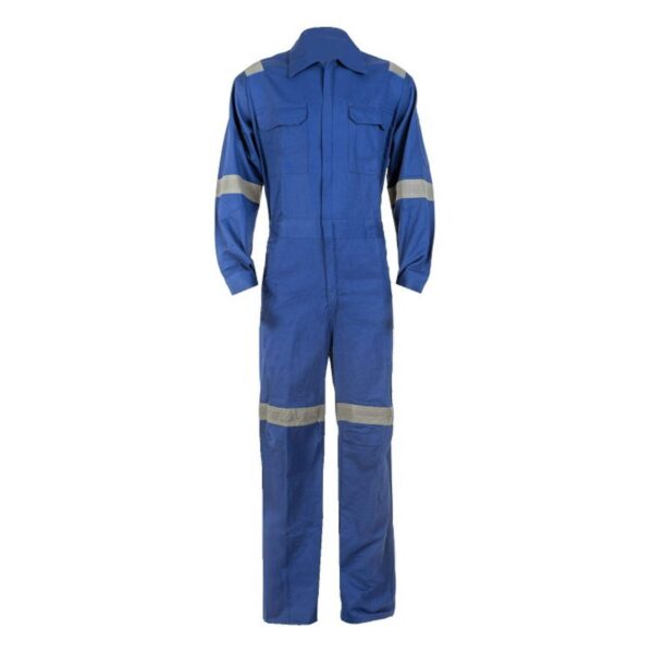 Factory Customize Hi Vis Reflective Durable Workwear Industrial Polyester/Cotton Orange Men's Boiler Suits - Image 4