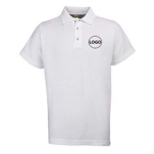 Customize Heavyweight Regular Fit Lapel Cotton Short Sleeves Work Polo Shirt For Man