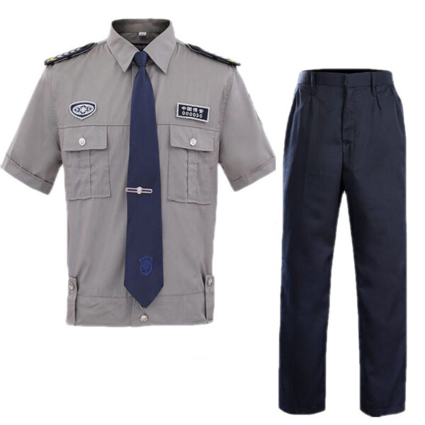 Factory Custom Security Work Wear Clothing Set Breathable Tear Resistant Guard Uniform Suit - Image 3