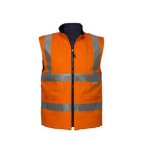 Customize Security Reflective Winter Waistcoat Insulate Safety Fleece Waterproof Hi Vis Safety Vest