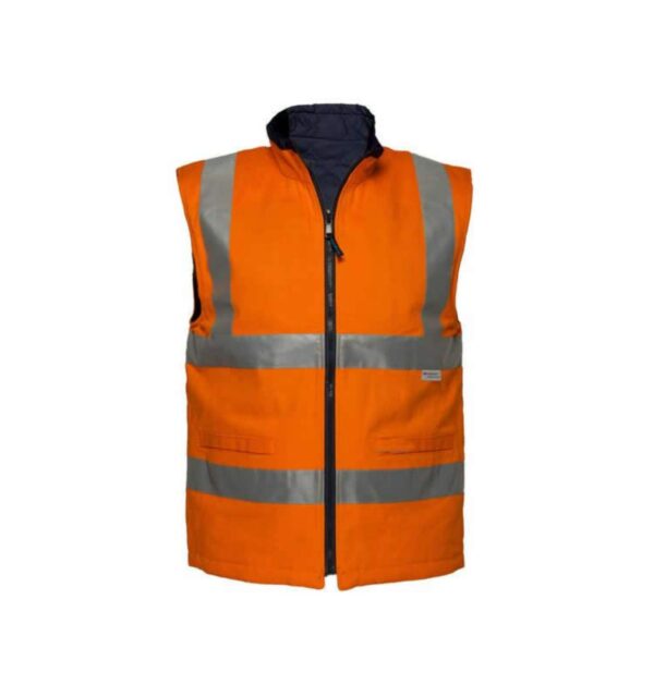 Customize Security Reflective Winter Waistcoat Insulate Safety Fleece Waterproof Hi Vis Safety Vest