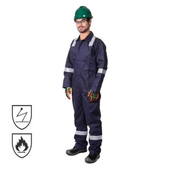 Oil And Gas Industrial Petroleum Shell Mobil Workwear Acid proof Oil Resistant Hi Vis Reflective Flame Retardant Clothing - Image 7
