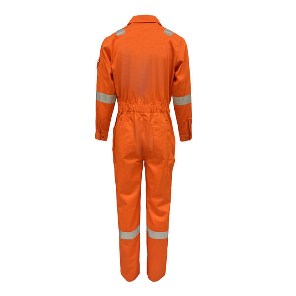 Factory Custom Protect Work Wear Clothes NFPA 2112 EN 11612 Cotton Fireproof FRC Fire retardant Coveralls For Men - Image 3