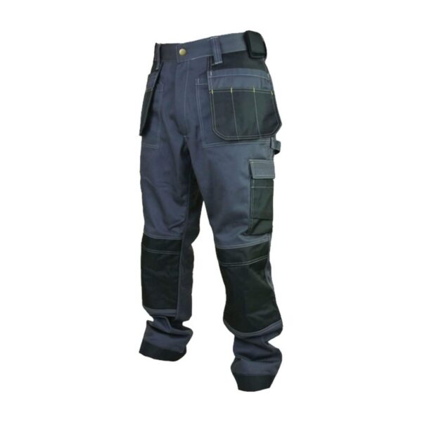 Hot Sale Durable Heavy Duty Multi-Function Pockets Trousers Electrician Mechanic Cargo Anti-static Work Pants - Image 3