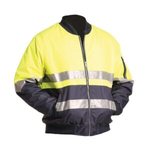 Hot Sale Low Price Custom Logo Traffic Railway Road Workwear Hi Vis Bomber Jackets