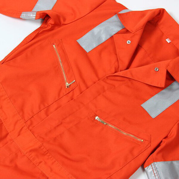 Custom Work Clothing Extreme Protect NFPA 2112 EN 11612 Nomex Aramid Inherent Fireproof FRC Fire retardant Coveralls For Men - Image 4