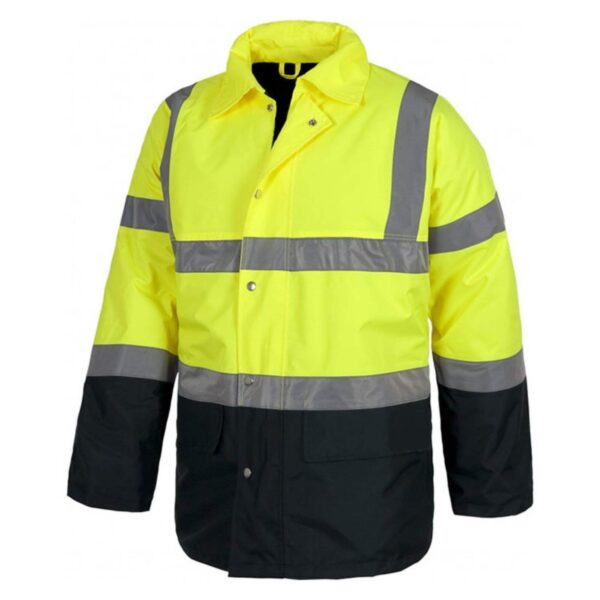 Factory Supply Logo Custom Construction Clothes Windbreaker Hi Vis Reflective Jackets - Image 4