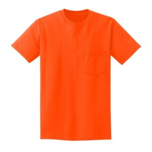 Factory Supply Customize Workwear Premium Fluorescence Color Plain For Men’s Color Short Sleeve Work T-Shirt