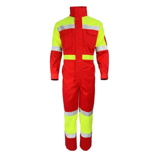 Factory Supply Tailored Flame Retardant Overalls Professional Hi Vis Reflective Electrical FRC coverall