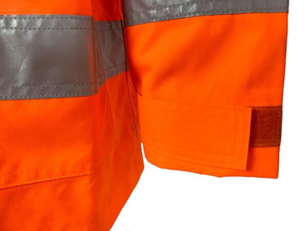 Hot Sale Hi Vis Mesh Lining Coal Oil Traffic Construction Waterproof Windproof Reflective Anti-Static Safety Jacket - Image 6