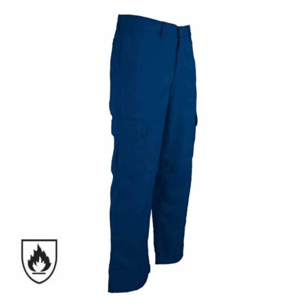EN11612  Spandex Cotton FR Work Pants Industrial Welding Cargo Work Fire Resistant Trousers - Image 4