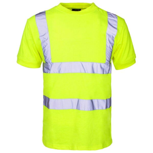 Premium Custom Tear-resistant Cotton/Polyester Workwear Oil＆Gas Industry Hi vis Safety Work T-Shirt - Image 4