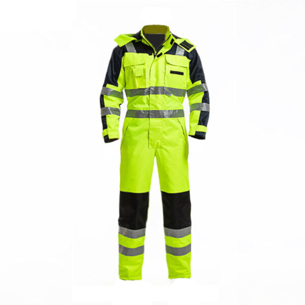 Custom Design Petroleum Petrochemical Metallurgical Workers Freezer Clothing Winter Waterproof Insulated Overalls For Men - Image 2