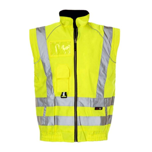 Safety Reflective Hi Vis Workwear Thermal Detachable 5 in 1 Class 3 High Vis Jacket - Image 6