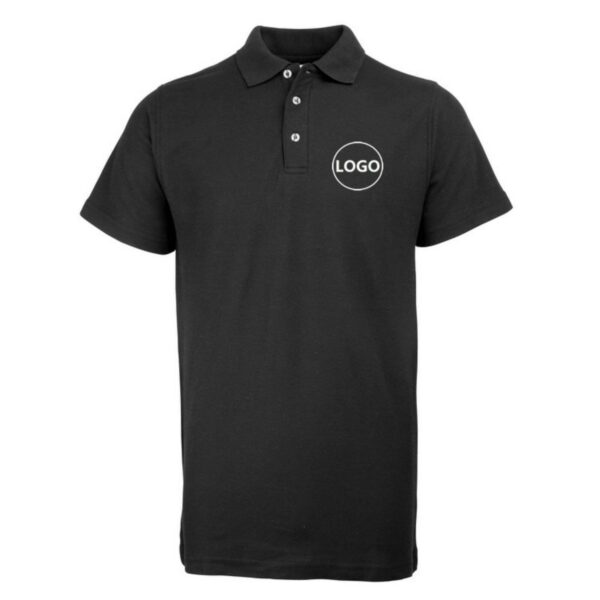 Customize Heavyweight Regular Fit Lapel Cotton Short Sleeves Work Polo Shirt For Man - Image 3