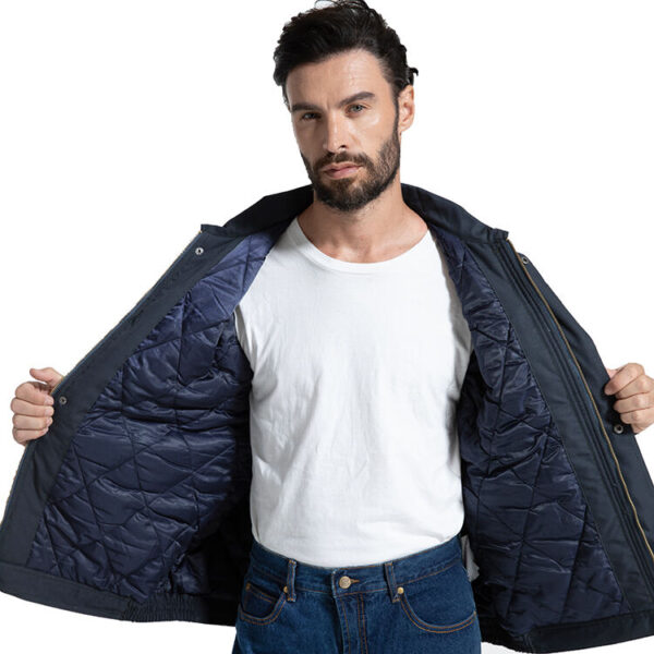 Workwear Customized Hi Vis Winter Oil&Gas Insulate Safety Aramid IIIA Fire Resistant Jacket for Men - Image 4