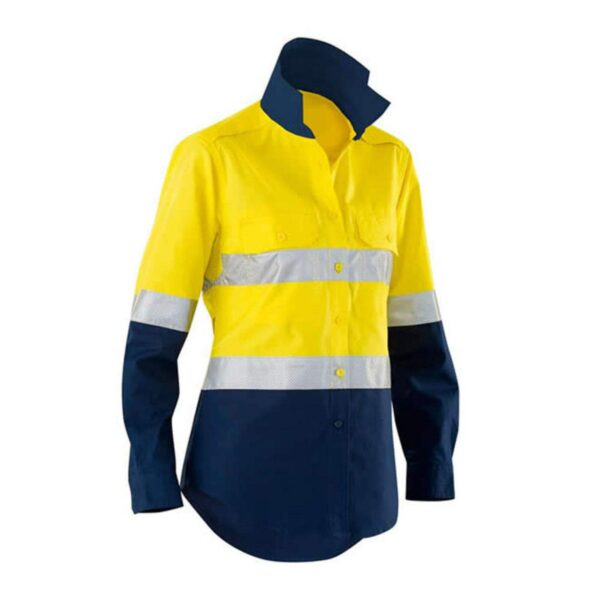 Industrial Safety Work Clothes UPF Protect Traffic Railway Breathable Mesh Custom High Visibility Shirts - Image 5