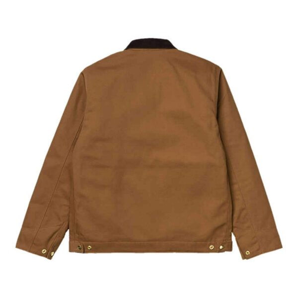 Factory Supply Custom Logo Lined Canvas Workwear Mechanic Windproof Action Back Blanket Work Jacket - Image 2