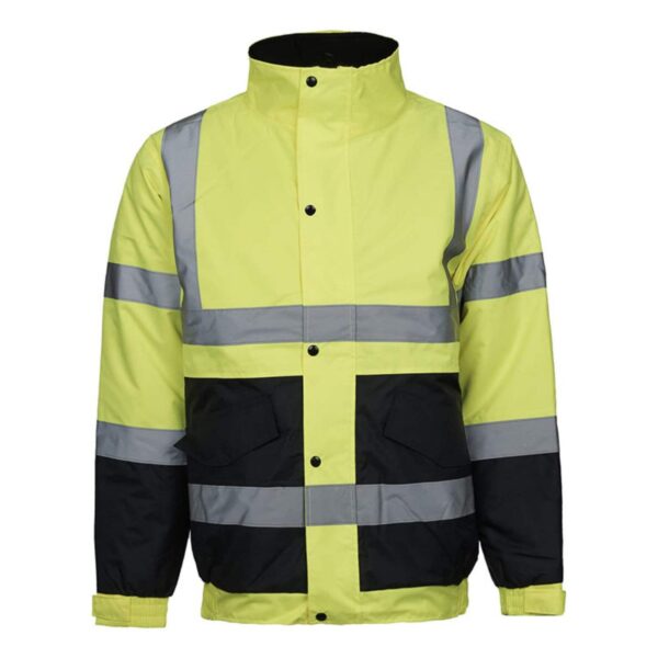Hot Sale Labour ANSI Class 3 Hi Vis Waterproof Windproof Workwear Traffic Railway Mining Jacket - Image 2