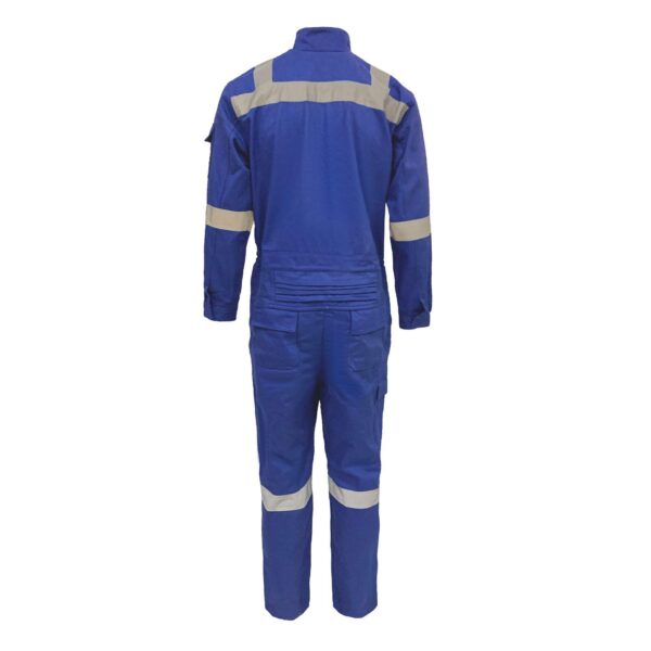 Factory Supply FR Overalls Hi Vis Reflective Antistatic Construction Oil And Gas Petroleum Safety Cotton Fire Resistant Coveralls - Image 7