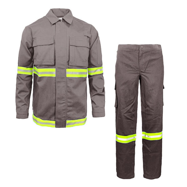 NFPA2112 CAT 2 Customize Anti Static Fire Resistant Work Wear Welding Clothing Industrial Welder Work Welding Uniform - Image 5