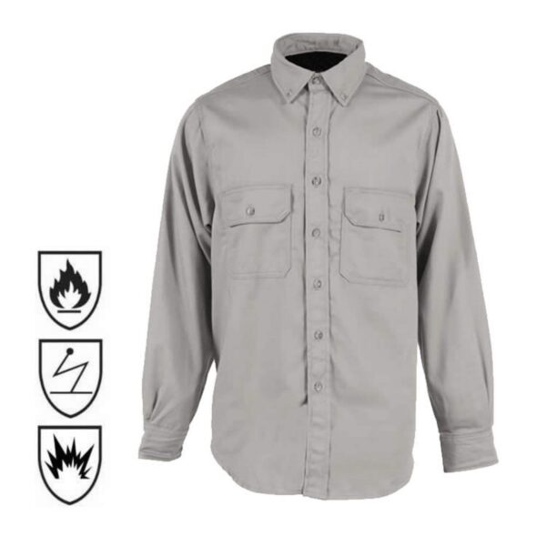 Industry Safety Wear Nomex Custom Breathable Comfort Durable Work FR Welding Shirts - Image 7