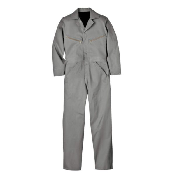 Customize Logo Workwear With Metal Zippers Industry Mechanical Garage Factory 100% Cotton Coverall - Image 3