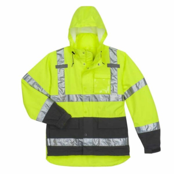 Hot Sale Oxford/Polyester Hi Vis Reflective Work Waterproof Safety Workwear Uniform Engineer Traffic Jacket - Image 2