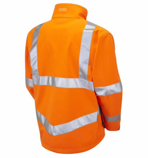 Hot Sale Thermal Hi Vis Windproof Waterproof Workwear Reflective Safety Softshell Jacket - Image 5