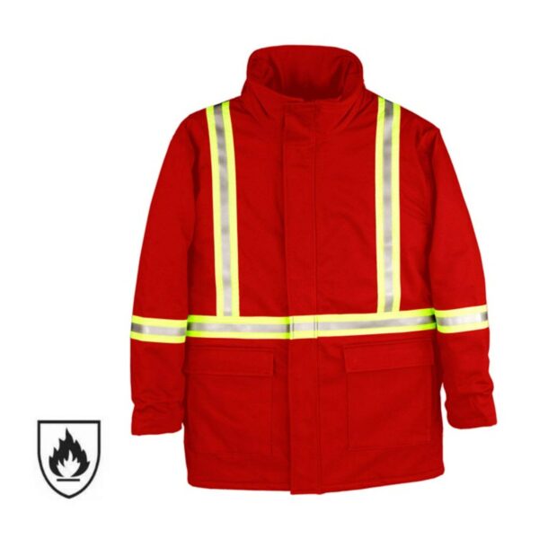 Extreme Flame Retardant FRC Winter Workwear Clothes Windproof Tear-resistant Safety Work FR Jackets For Men