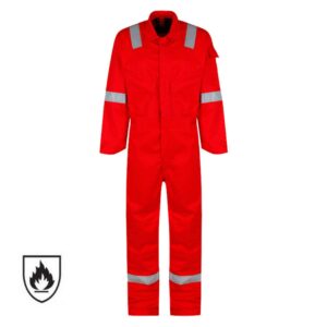 Industrial  Custom Construction Antistatic Coverall Hi Vis Reflective Electrical Oil And Gas Fire Retardant Clothing