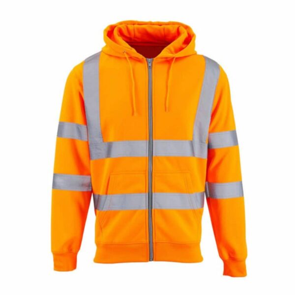 Hot Sale Factory Supply ANSI Class 3 High Visibility Safety Workwear Winter Reflective Hi Vis Fleece Jacket - Image 4
