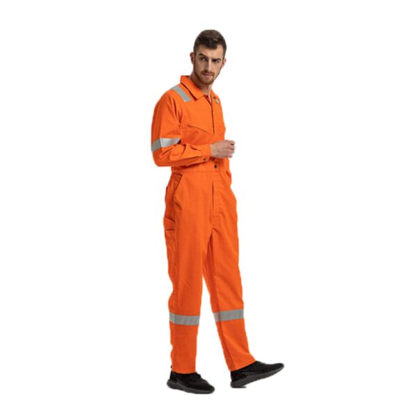 Oil And Gas Industrial Petroleum Shell Mobil Workwear Acid proof Oil Resistant Hi Vis Reflective Flame Retardant Clothing - Image 4