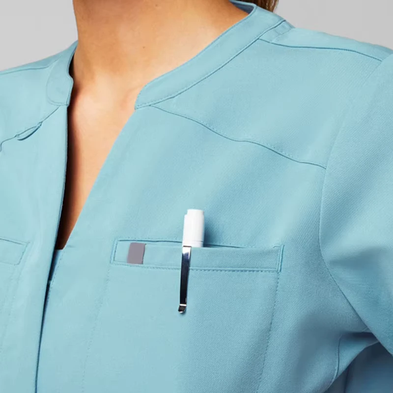 0434 Women's Stretch Scrub Jumpsuit Nurse Uniform