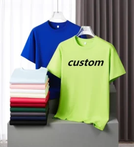 100% Cotton 230gsm Heavyweight Men’s Plain T shirt Loose Heat Transfer Print Custom Logo