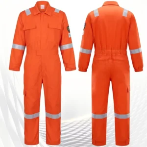 100% Cotton Anti Static Durable Stain Resistant Work Coverall for Refinery Seamen & Natural Gas Workers Customizable