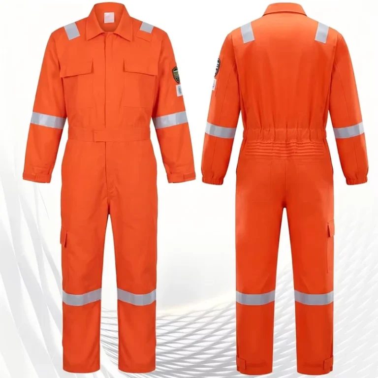 100-Cotton-Anti-Static-Durable-Stain-Resistant-Work-Coverall-for-Refinery-Seamen-Natural-Gas-Workers-Customizable