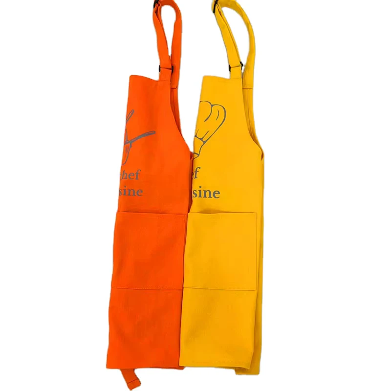 100% Cotton Canvas Kids Apron for Cleaning and Customization