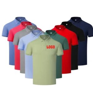 100% Cotton Custom Embroidery Logo Men Polo T Shirts Casual 200g Quick Dry Men’s Polo Shirts